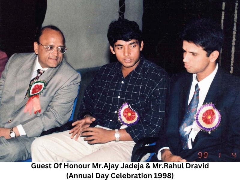 Guest of Honour Mr. Ajay Jadeja & Mr. Rahul Dravid