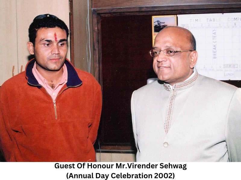 Guest of Honour Mr. Virender Sehwag